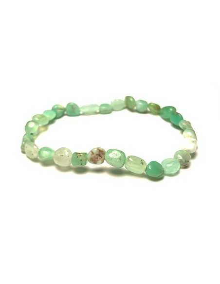 Bracelet nugget en Chrysoprase - encens.business