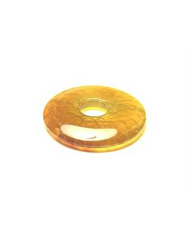 Donut en Agate peau de serpent - Minéraux | encens.business