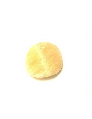 Pendentif pétale en Calcite jaune - encens.business | Minéraux