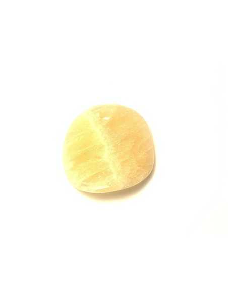 Pendentif pétale en Calcite jaune - encens.business | Minéraux