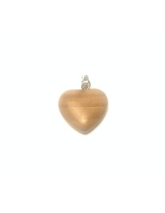 Pendentif coeur en Jaspe paysage - encens.business | Minéraux