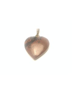 Pendentif coeur en Obsidienne mahogany  - encens.business | Minéraux