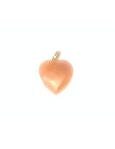 Pendentif coeur en Aventurine orange - encens.business | Minéraux