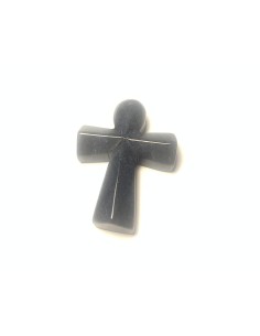 Pendentif croix en Dumortiérite - encens.business | Minéraux