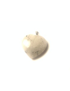 Pendentif coeur en Quartz tourmaline - encens.business | Minéraux