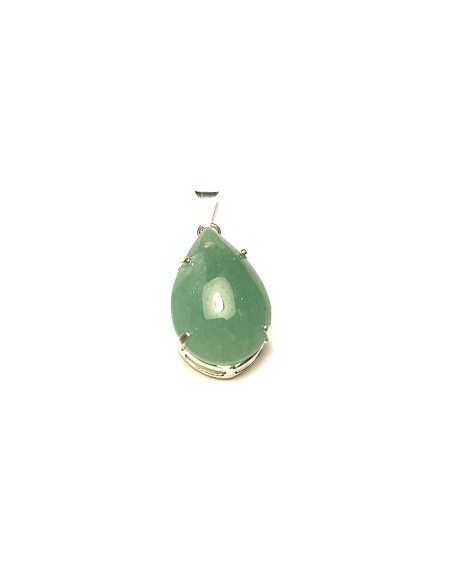 Pendentif cerclé en Aventurine - encens.business | Minéraux
