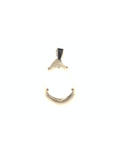 Pendentif cerclé en Cristal de roche - encens.business | Minéraux