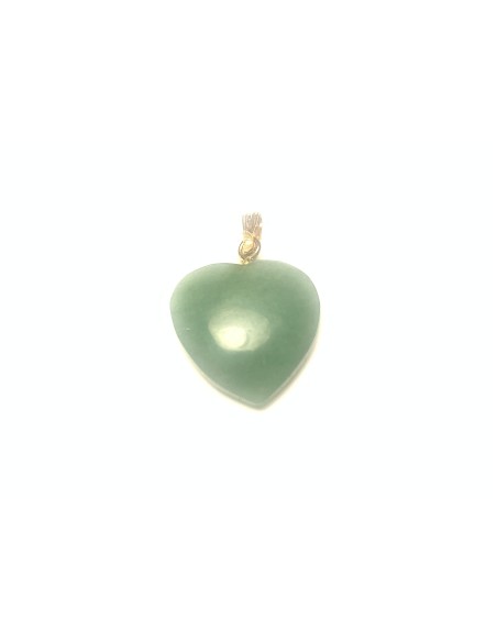 Pendentif coeur en Aventurine - encens.business | Minéraux