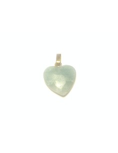 Pendentif coeur en Amazonite - encens.business | Minéraux
