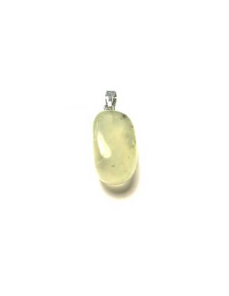 Pendentif forme libre en Prehnite - encens.business | Minéraux