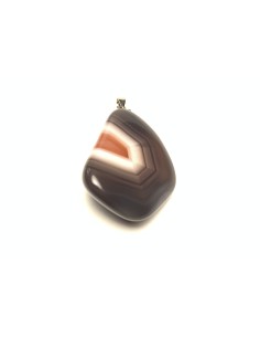 Pendentif forme libre en Agate Botswana - encens.business | Minéraux