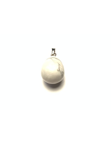 Pendentif goutte en Howlite - encens.business | Minéraux