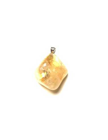 Pendentif forme libre en Citrine - encens.business | Minéraux