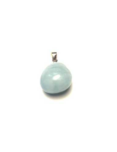 Pendentif forme libre en Aigue marine - encens.business | Minéraux