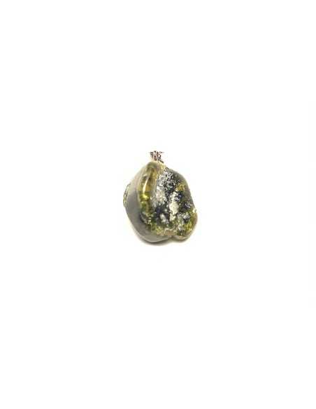 Pendentif en Tourmaline verte - encens.business | Minéraux
