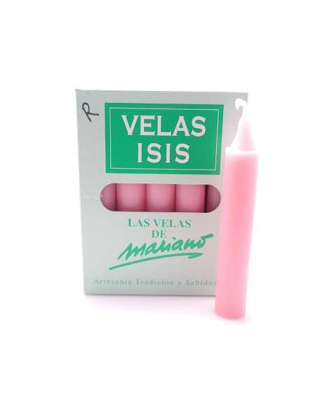 Boîte de bougies Velas Isis III rose - encens.business | Bougies