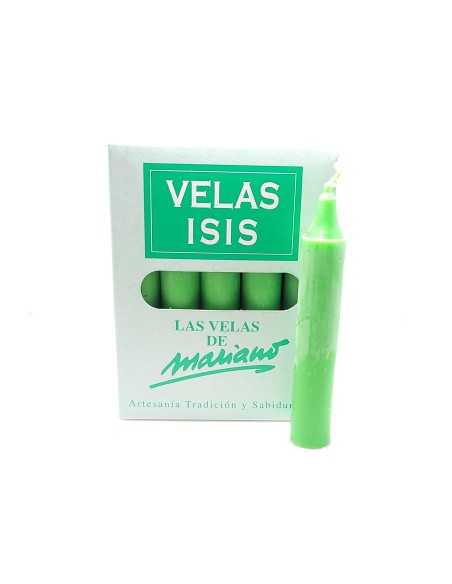 Bougies Velas Isis III blanches - encens.business