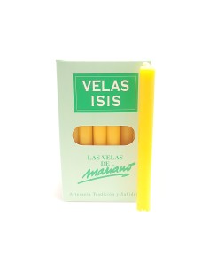 Boîte de bougies Velas Isis II Jaunes - encens.business | Bougies