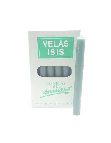 Boîte de bougies Velas Isis II vertes - encens.business | Bougies