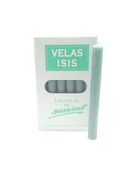Boîte de bougies Velas Isis II vertes - encens.business | Bougies