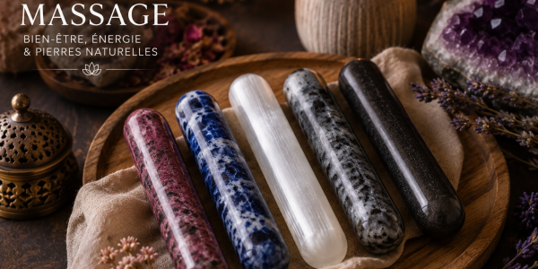 Bâtons de Massage en Pierre Naturelle : Le Rituel Bien-Être Entre Beauté Minérale et Relaxation