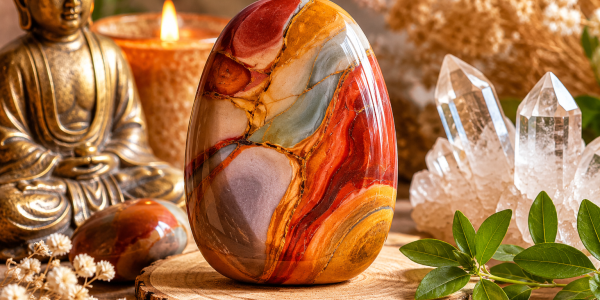 Jaspe Polychrome : la pierre de la vitalité, de l'équilibre et de la créativité
